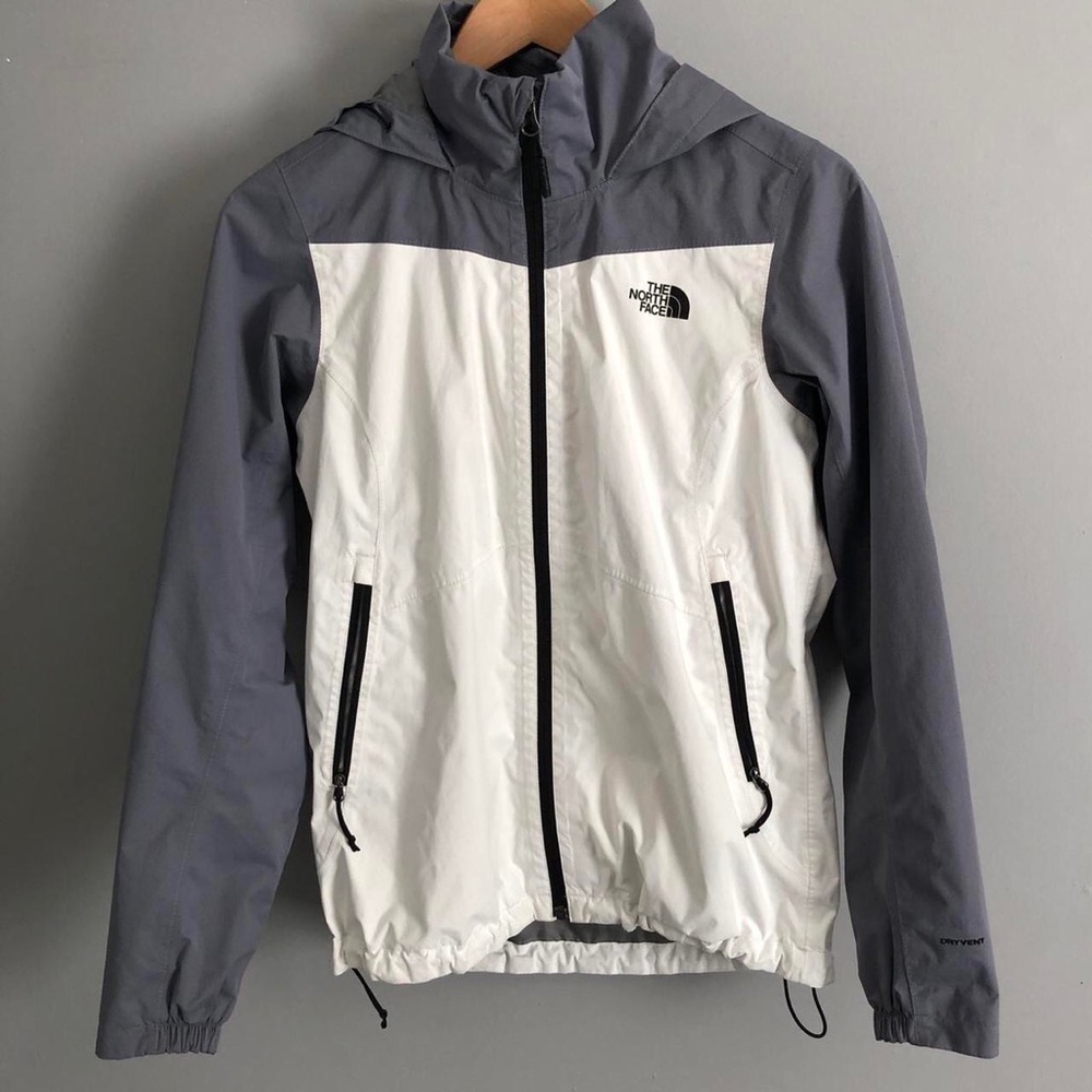 (Women’s S) White/ Grey The North Face DryVent™ Mono Triclimate® Jacket